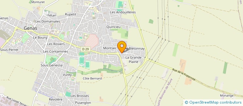 localisation de l'entreprise ASSOCIATION CHORALE LES COULEURS DU TEMPS  IRIGNY