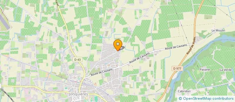 localisation de l'entreprise ASSOCIATION CHORALE MELI MELODIE  JONQUIERES