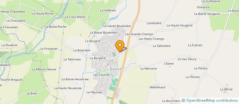 localisation de l'entreprise ASSOCIATION CHORALE O'DIAPASON DE VITRE  VITRE