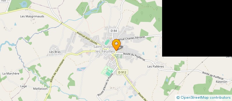 localisation de l'entreprise ASSOCIATION CHORALE OUI ROCK  SAINT-SULPICE-LES-FEUILLES