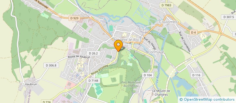 localisation de l'entreprise ASSOCIATION CHOREART' à NOGENT-LE-ROI