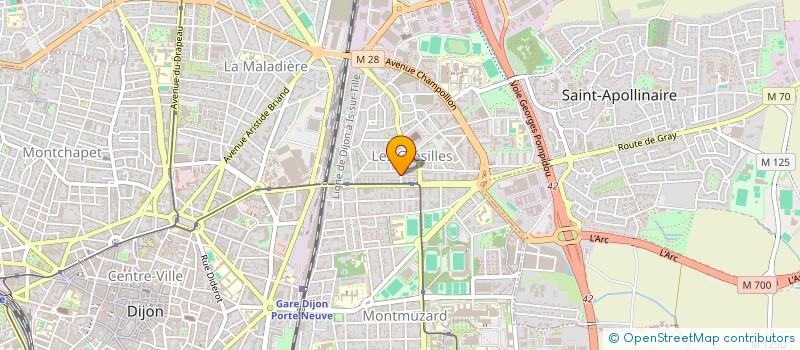 localisation de l'entreprise ASSOCIATION CHOUETTE NATURE  DIJON