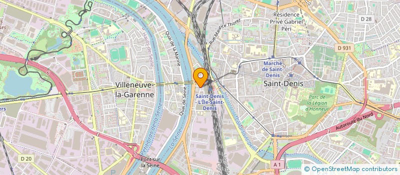 localisation de l'entreprise ASSOCIATION CHRETIENNE DE LA VOIX DES JEUNES à SAINT-DENIS