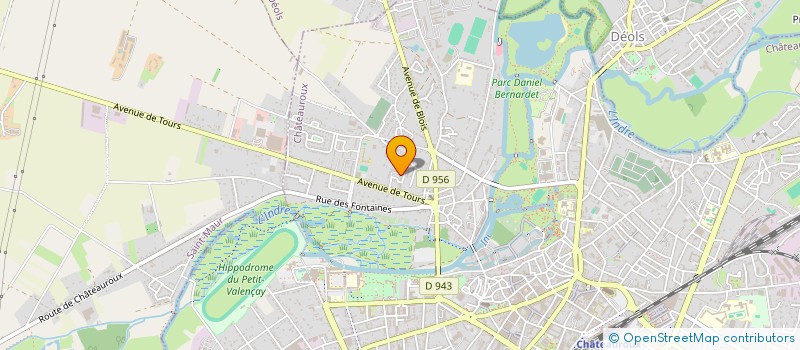 localisation de l'entreprise ASSOCIATION CHRETIENNE INTERCULTURELLE LE CHEMIN DE LA VIE ET DE LA VERITE à CHATEAUROUX