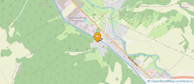 localisation de l'entreprise ASSOCIATION CHRETIENNE LE CHEMIN à VELAINES