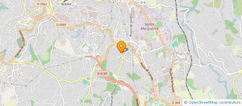 localisation de l'entreprise ASSOCIATION CHRETIENNE POUR L'ENTRAIDE ET LA JEUNESSE (A.C.E.J.) à GRASSE