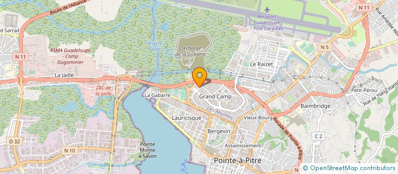 localisation de l'entreprise ASSOCIATION CHRIST AUTREMENT à LES ABYMES