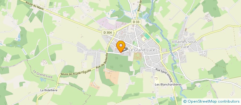 localisation de l'entreprise ASSOCIATION CHRISTIAN PINEAU à LE GRAND-LUCE