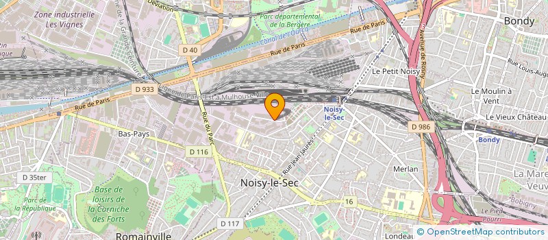 localisation de l'entreprise ASSOCIATION CHROMA à NOISY-LE-SEC