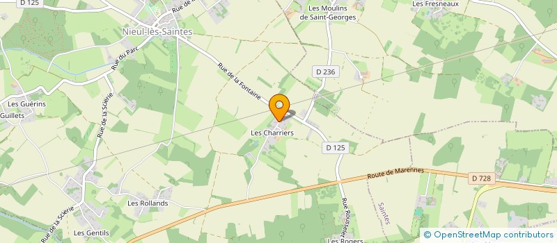 localisation de l'entreprise ASSOCIATION CHRONOLIVE  NIEUL-LES-SAINTES