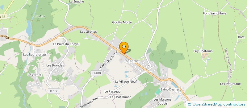 localisation de l'entreprise ASSOCIATION CHRYSALIS  BEZENET