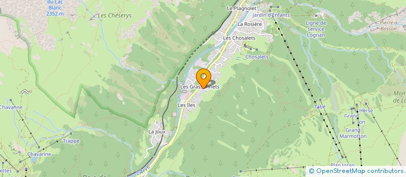 localisation de l'entreprise ASSOCIATION CHUMA  CHAMONIX-MONT-BLANC