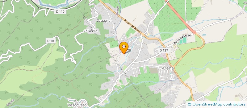 localisation de l'entreprise ASSOCIATION CI CAMPANU I MEI à VESCOVATO