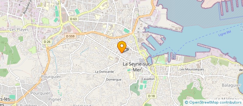 localisation de l'entreprise ASSOCIATION CIBISTE DES CHEMINOTS DE TOULON à LA SEYNE-SUR-MER