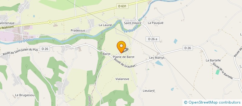 localisation de l'entreprise ASSOCIATION CIFEA  SAINT-JULIEN-DU-PUY