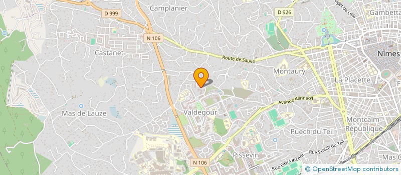 localisation de l'entreprise ASSOCIATION CIGALIERES à NIMES