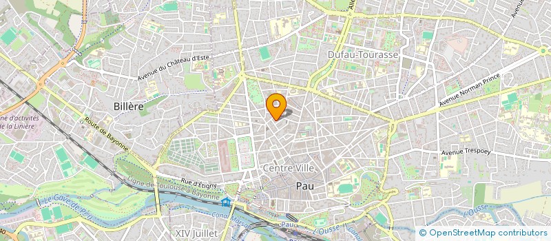 localisation de l'entreprise ASSOCIATION CINE MA PASSION à PAU