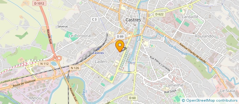 localisation de l'entreprise ASSOCIATION CINELANTERNE à CASTRES