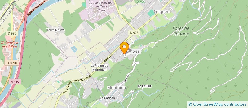 localisation de l'entreprise ASSOCIATION CINEMATOGRAPHIQUE - LE NOIR DU JOUR  GRIGNON