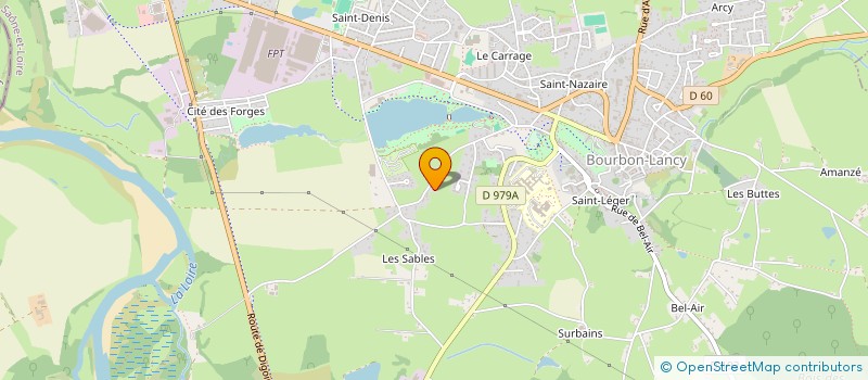 localisation de l'entreprise ASSOCIATION CINEVASION à BOURBON-LANCY