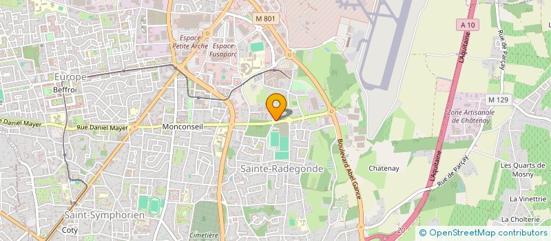 localisation de l'entreprise ASSOCIATION CIP'HIPHIP  TOURS