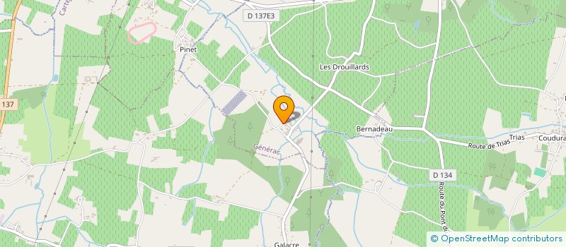 localisation de l'entreprise ASSOCIATION CIRA FRANCE  SAINT-GIRONS-D AIGUEVIVE