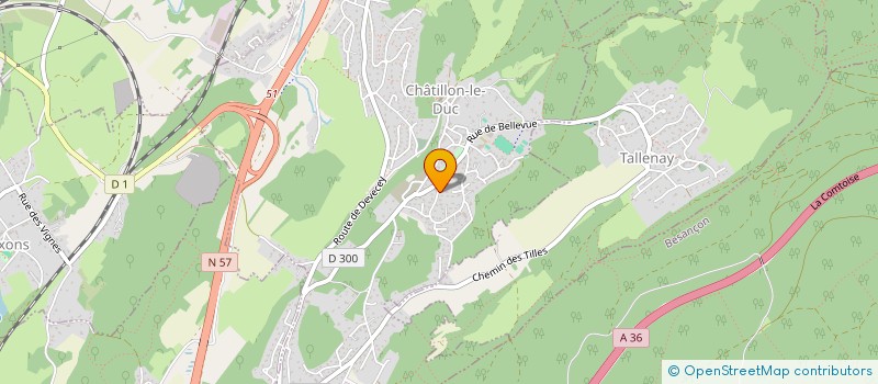 localisation de l'entreprise ASSOCIATION CIRCASISMIC  CHATILLON-LE-DUC