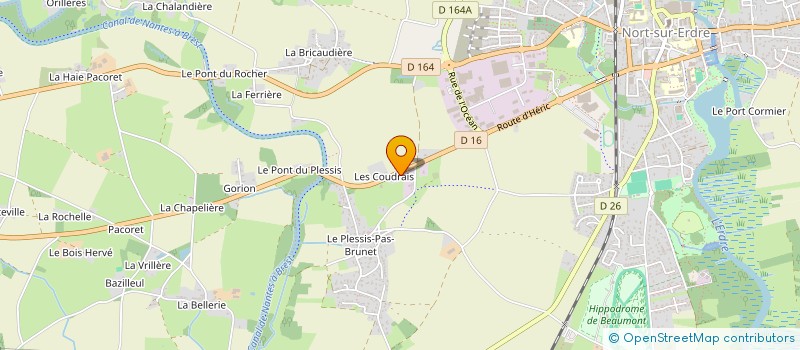 localisation de l'entreprise ASSOCIATION CIRCUIT COURGE  SAFFRE