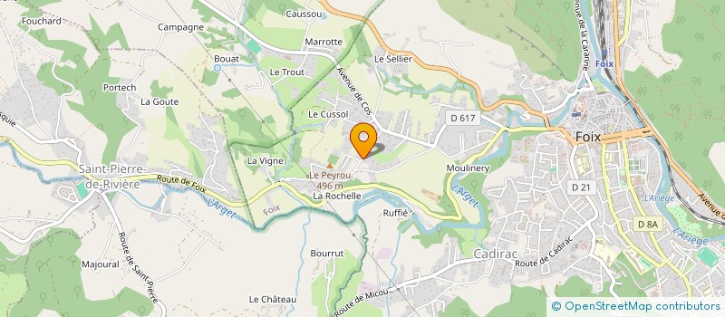 localisation de l'entreprise ASSOCIATION CIRQU'EN BROUSSE à FOIX