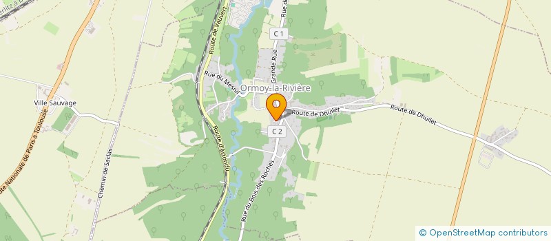 localisation de l'entreprise ASSOCIATION CIRRUS  ORMOY-LA-RIVIERE