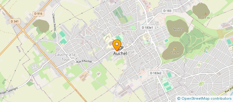 localisation de l'entreprise ASSOCIATION CITE DES PROVINCES à AUCHEL