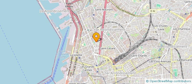 localisation de l'entreprise ASSOCIATION CITE SOLIDARITE à MARSEILLE