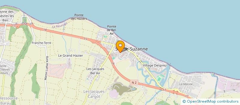 localisation de l'entreprise ASSOCIATION CITE VOISIN VOISINE 97441 à SAINTE-SUZANNE