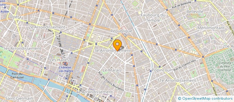 localisation de l'entreprise ASSOCIATION CITOYEN DES RUES à PARIS
