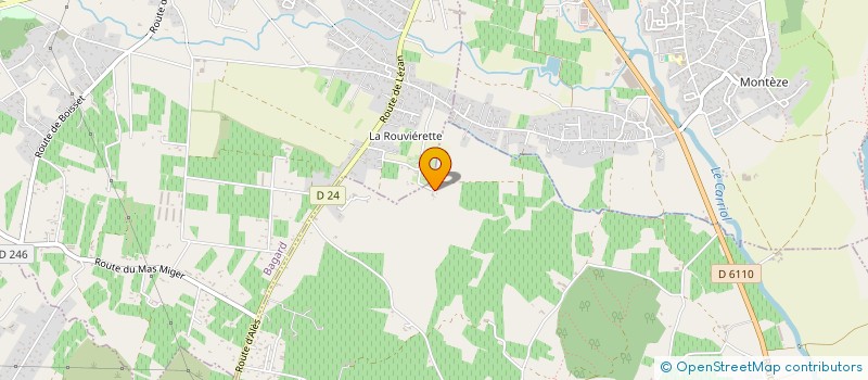 localisation de l'entreprise ASSOCIATION CITOYENNE DE RECYCLAGE MEUBLES ET BOIS - ACRMB  RIBAUTE-LES-TAVERNES