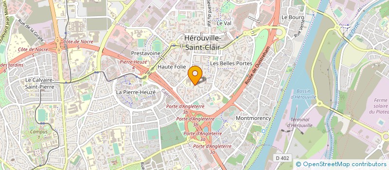 localisation de l'entreprise ASSOCIATION CITOYENNE DROITS ET INITIATIVES SOLIDAIRES à HEROUVILLE-SAINT-CLAIR