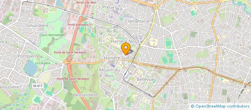 localisation de l'entreprise ASSOCIATION CITOYENNE ENTENDRE ET AGIR ENSEMBLE POUR SAINT-HERBLAIN  SAINT-HERBLAIN