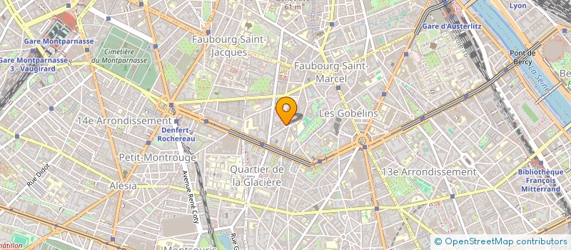 localisation de l'entreprise ASSOCIATION CITOYENNE ET LAIQUE DES CONSOMMATEURS  PARIS