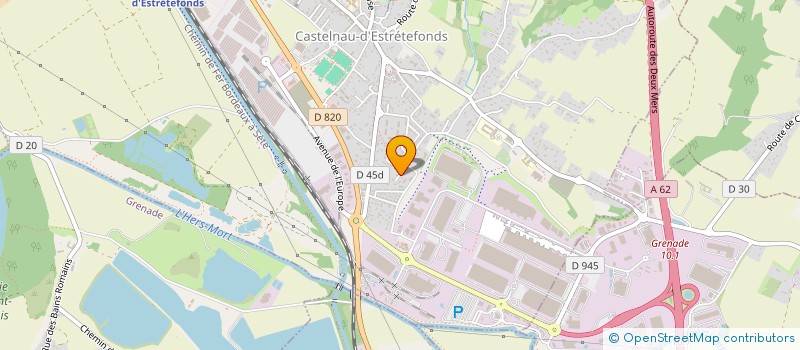 localisation de l'entreprise ASSOCIATION CITOYENNE ET SOLIDAIRE OCCITANE à CASTELNAU-D'ESTRETEFONDS
