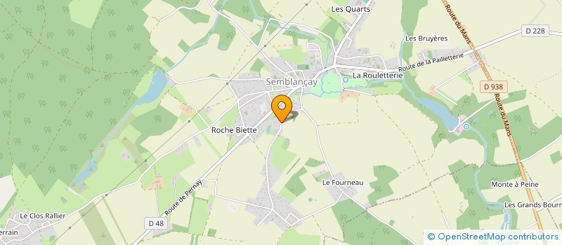 localisation de l'entreprise ASSOCIATION CITOYENNE GATINE-RACAN à SEMBLANCAY