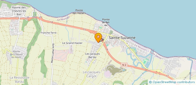 localisation de l'entreprise ASSOCIATION CITY ZEN à SAINTE-SUZANNE
