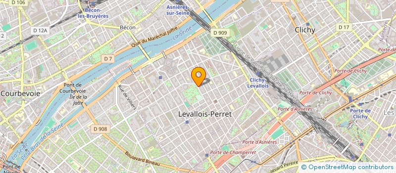 localisation de l'entreprise ASSOCIATION CLAIR DE LUNE à LEVALLOIS PERRET