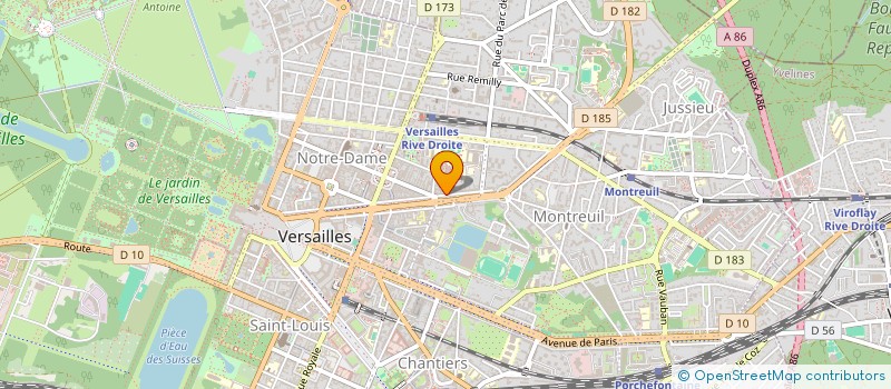 localisation de l'entreprise ASSOCIATION CLASSES PREPARATOIRES HEC à VERSAILLES