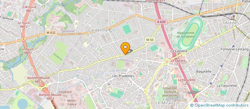 localisation de l'entreprise ASSOCIATION CLAUDE NOUGARO à TOULOUSE