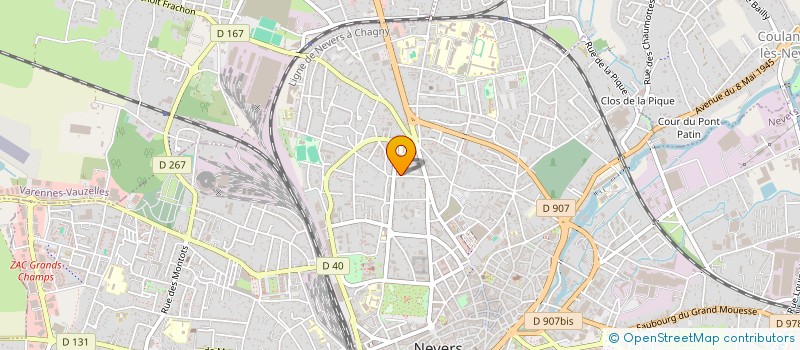 localisation de l'entreprise ASSOCIATION CLAVISSIMO à NEVERS