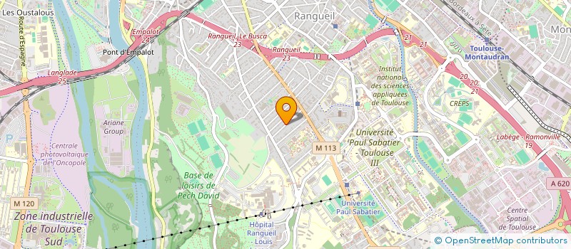 localisation de l'entreprise ASSOCIATION CLE DE VOUTE  TOULOUSE