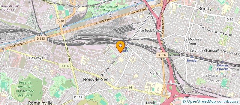 localisation de l'entreprise ASSOCIATION CLEO ROUBAUD à NOISY-LE-SEC