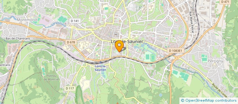 localisation de l'entreprise ASSOCIATION CLEVACANCES à LONS-LE-SAUNIER