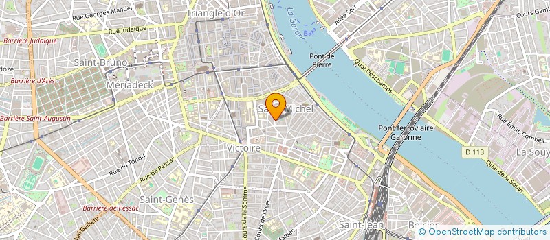 localisation de l'entreprise ASSOCIATION CLICHE  BORDEAUX