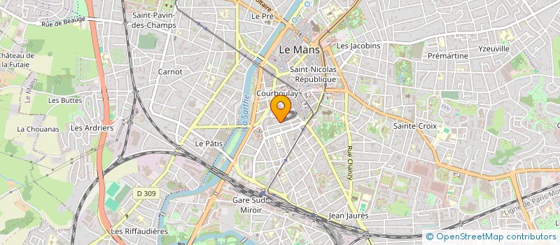 localisation de l'entreprise ASSOCIATION CLICHE  LE MANS